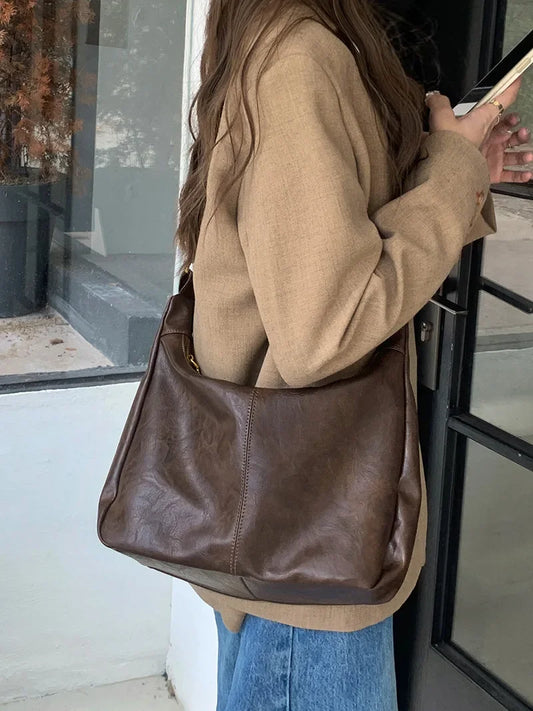 Cowhide Women Handbag Luxury Shoulder Bag Ladies Leather Tote Fashion Female Messenger High Quality Designer Purse Elegant